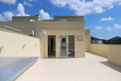 Cobertura Com 2 Dormitórios À Venda, 141 M² Por R$ 490.000,00 - Maria Paula - São Gonçalo/rj - Co0044