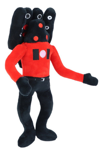 Rojo Skibidi Toilet Speakerman Bosses Peluche Muñeca Regalo