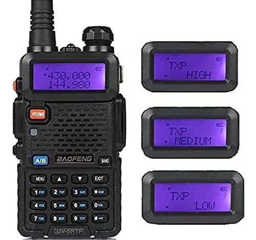 Baofeng Uv-5rtp Radio Bidireccional, Potencia De Doble Banda