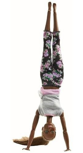 Boneca Barbie Articulada Negra Yoga Made To Move Top Eua