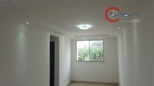 Apartamento À Venda, 47 M² Por R$ 165.000,00 - Bonsucesso - Guarulhos/sp - Ap3743