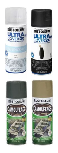 Kit Camuflagem Rust-oleum + Verniz Fosco