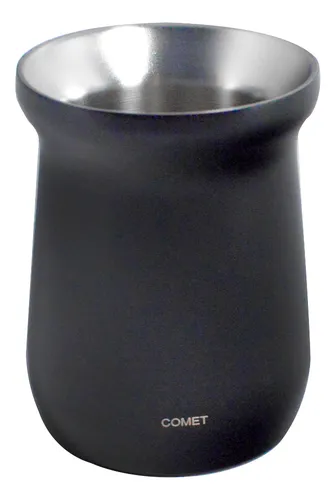 Mate Comet Slvb035 160 Ml Térmico Acero Inoxidable Ub Color Negro