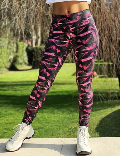 Calza Sublimada Estampada Deportiva Mujer Gym Fábrica