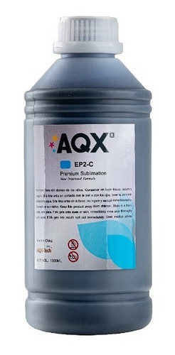 Tinta Sublimacion Premium Aqx Litro Para Epson Xp211 Xp411 Tinta Cian