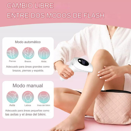 Depiladora Láser Ipl Luz Pulsada Reducción De Vello Hogar