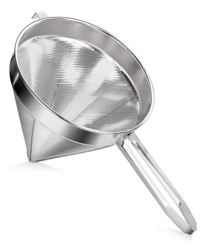 Colador Chino De 30cm Acero Inoxidable Malla Fina Concassé