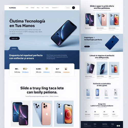 Edicion Y Diseño De Página Web Tienda Online Celulares