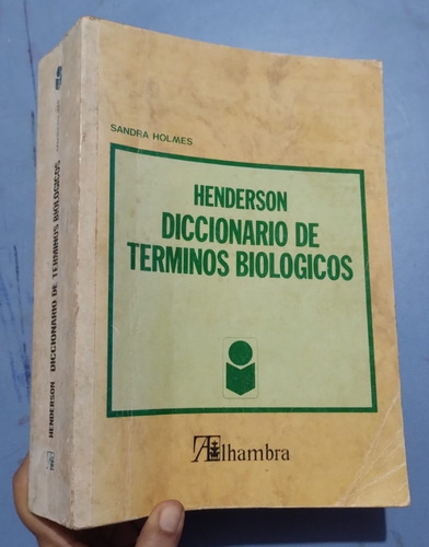 Libro Diccionario De Términos Biología Henderson