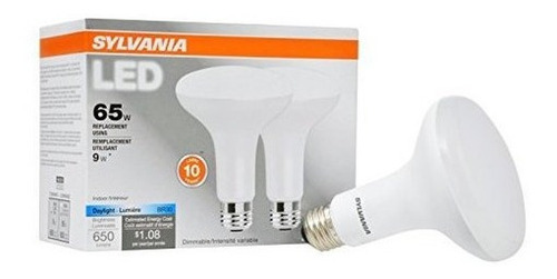 Sylvania 65w Bombilla Led Equivalente Br30 Lampara 2 Pack D