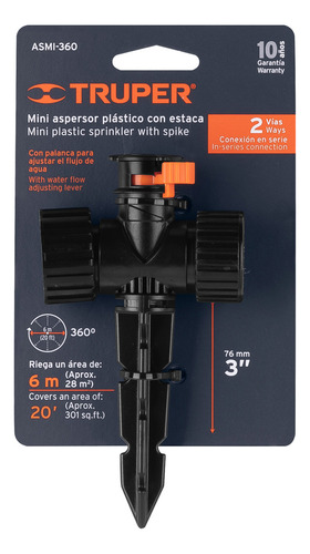 Aspersor Mini 360° Truper 12297