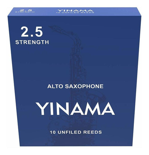 Yinama Caña Saxofon Para Alto 2,5 10 Unidade