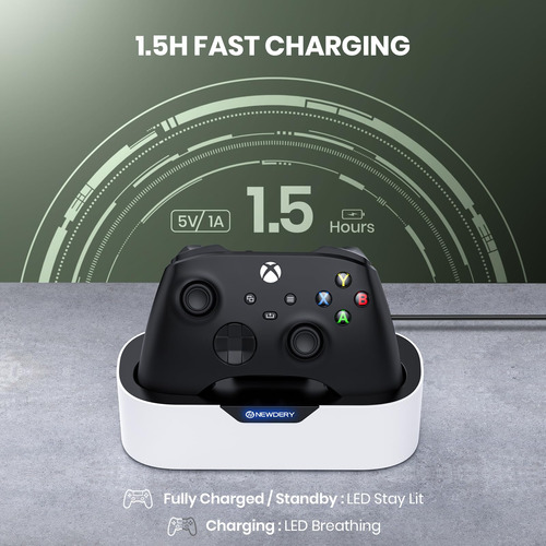Estación De Carga Newdery Solo Para Mandos Inalámbricos Xbox