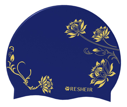 4 Gorro De Natación De Silicona Para Mujeres Y Hombres