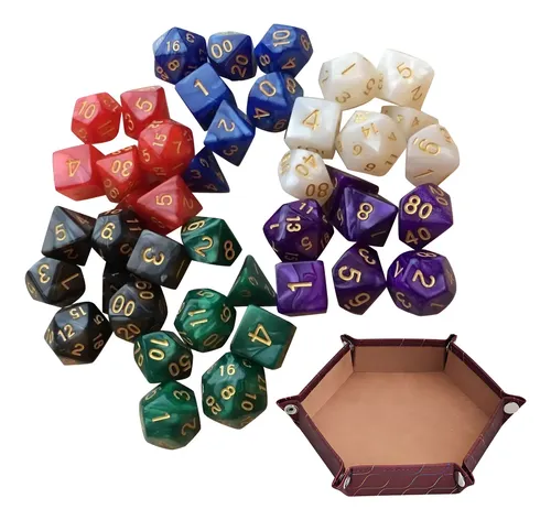 Set De 25 Dados Poliédricos De 4 Caras, Acrílicos, Números Grandes, Para Juegos De Mesa Y Rol, Surtidos
