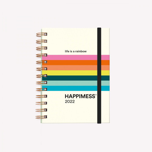 Agenda Pocket 2022 2dxh Happimess Life Is A Rainbow