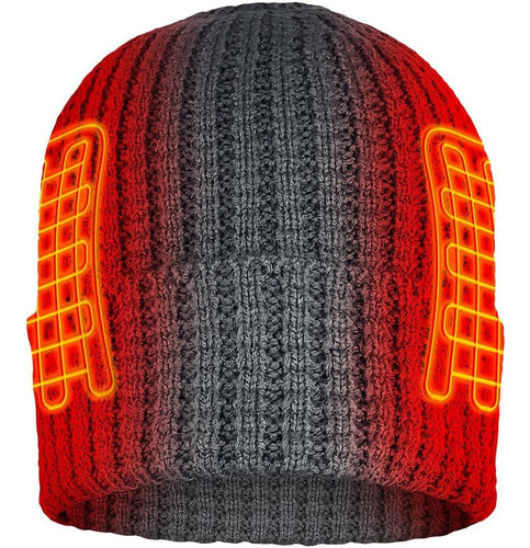 Actionheat Gorro Punto Tipo Gofre Calentado Con Batería 5 V