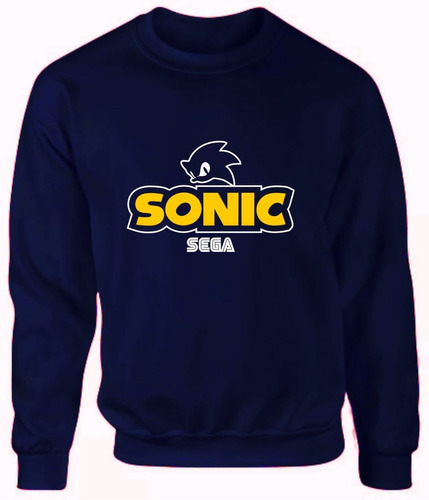 Sudadera Lisa Sonic Sega Video Juegos Talla Xxl