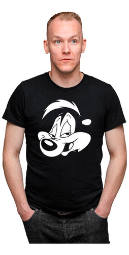 Remera Pepe Le Pew - Algodón 1ra Calidad