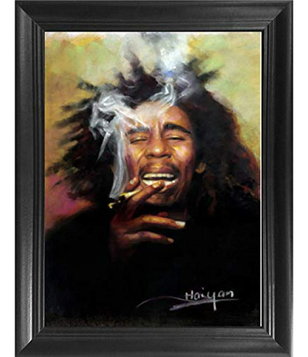 Póster 3d De Bob Marley, Decoración De Pared, Impresión Enma