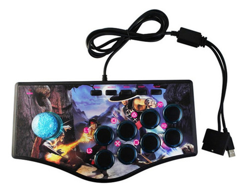Controlador Usb Retro Arcade Rocker Para Ps2/