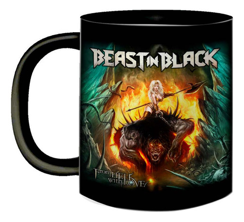 Caneca From Hell With Love Beast In Black Album Cover Art