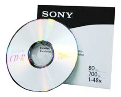 Sony Disco Virgen Para Cd Cd-r 48x 700mb Cdq80sea /v