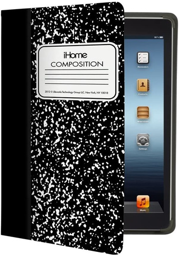 Funda Para iPad Mini Ihome Composition Notebook Folio Negro