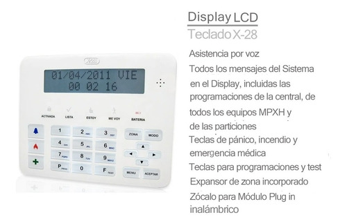 Kit Alarma Inalambrica X28 Domiciliaria Casa Llamado Celular