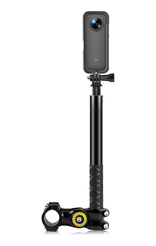 Cámara Selfie Stick Con Soporte Longitudinal Para Motociclet