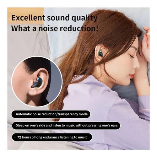 Auriculares Inalámbricos Invisibles For Dormir,