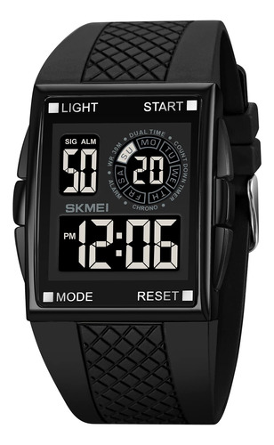 Reloj Deportivo Digital Para Hombre, Pantalla De Cristal Led