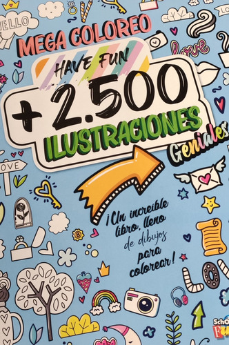 Mega Coloreo Have Fun Mas De 2500 Ilustraciones - Varios