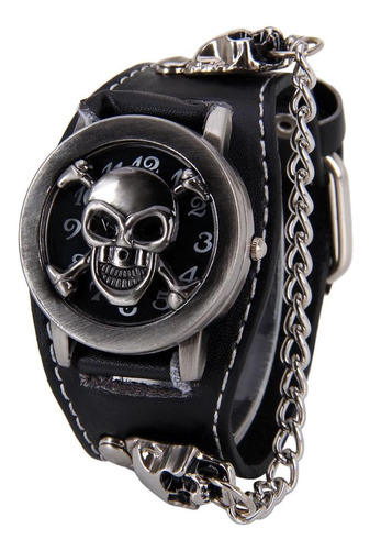 Relojes De Calavera Estilo Punk Para Hombre - Reloj De Conch