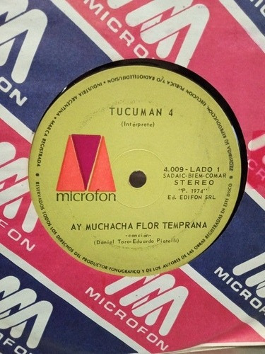 Tucumán 4. Disco Simple. 