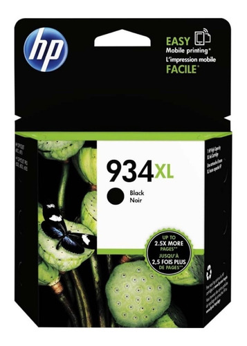 Cartucho Hp 934xl Negro Original C2p23al 6812 6815 6830 6835