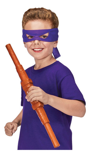 Antifaz Y Accesorios Bandai De Donatello Turtles Mutant
