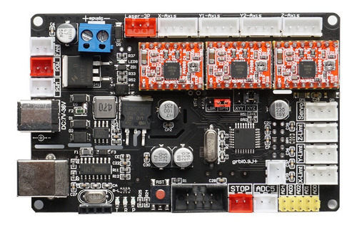Tarjeta Grbl Controlador Láser Cnc Tres Ejes