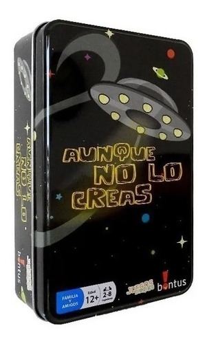 Juego De Mesas Aunque No Lo Creas En Lata Bontus 606