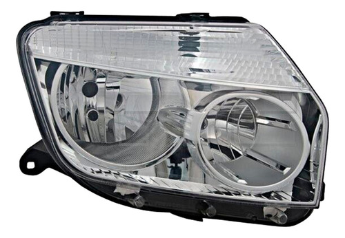 Optico Para Renault Duster 2010 2014 Derecho Cromado 