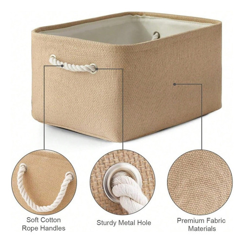 My Cesta De Almacenamiento De Tela Plegable Con Asas,