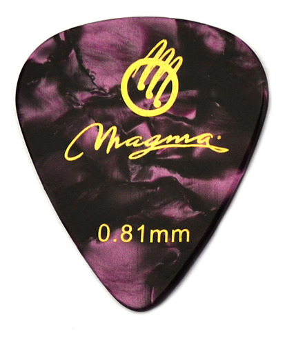 Púa Magma Para Guitarra Celuloide 0,81mm Pc081