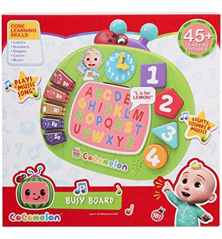 Tablero Didáctico Cocomelon: 45 Frases Y Juego Interactivo