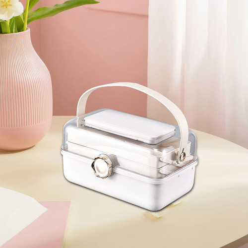 Caja De Almacenamiento Para Mesa De Maquillaje Estuche De