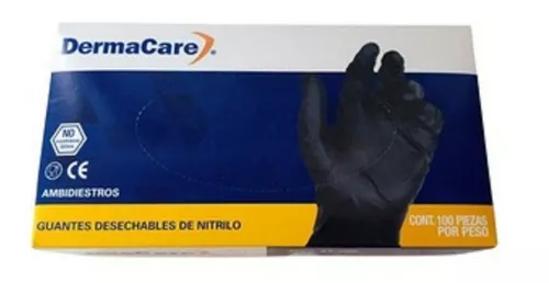 Guantes de Nitrilo Negro (1x100) – Desechables Chiguayante