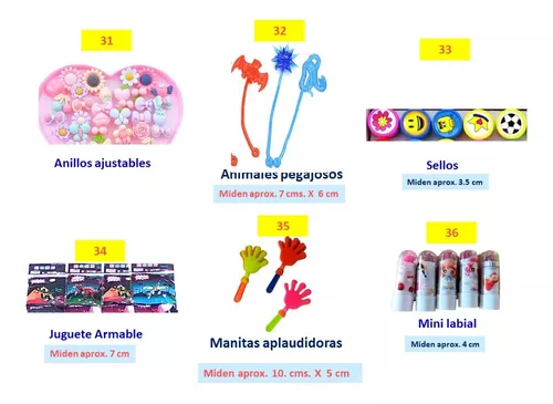 50 Juguetes Regalos Fiesta Piñata Infantiles Niños A Elegir