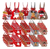 Comprar Bolsito Santa Reno Navidad Regalo Cotillon Santa Reno Nieve