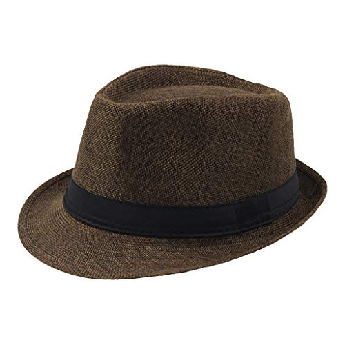 Sombrero Panamá De Ala Corta Estilo Retro Vintage, Sombrero 