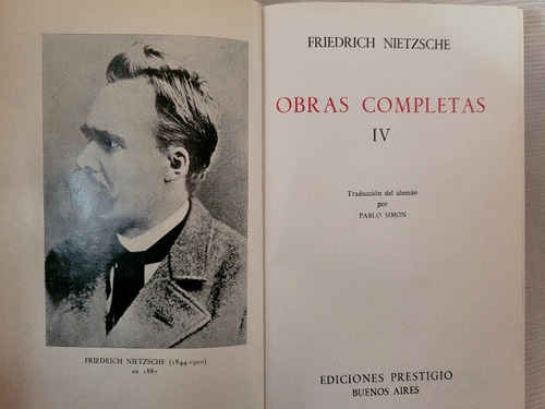 Obras Completas Iv Anticristo Ecce Homo Nietzsche Prestigio