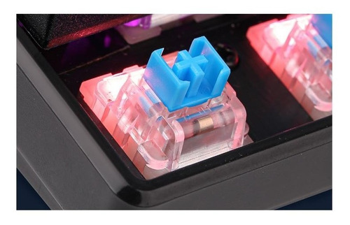 Imagen 6 de 7 de Teclado Gamer Mecanico 60% Pc Rgb Noga Ganon 60% Switch Blue